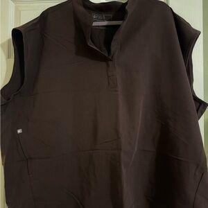 Figs Women’s Black Rafaela Scrub Top 5X